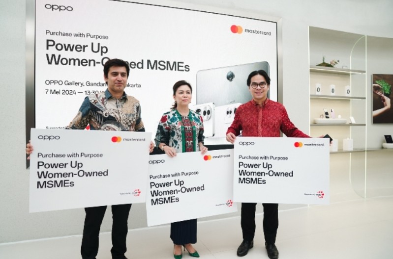 Kolaborasi Mastercard, OPPO Indonesia, dan YCAB Foundation Donasi Rp1,4 Miliar untuk Pemberdayaan UMKM&nbsp;Perempuan