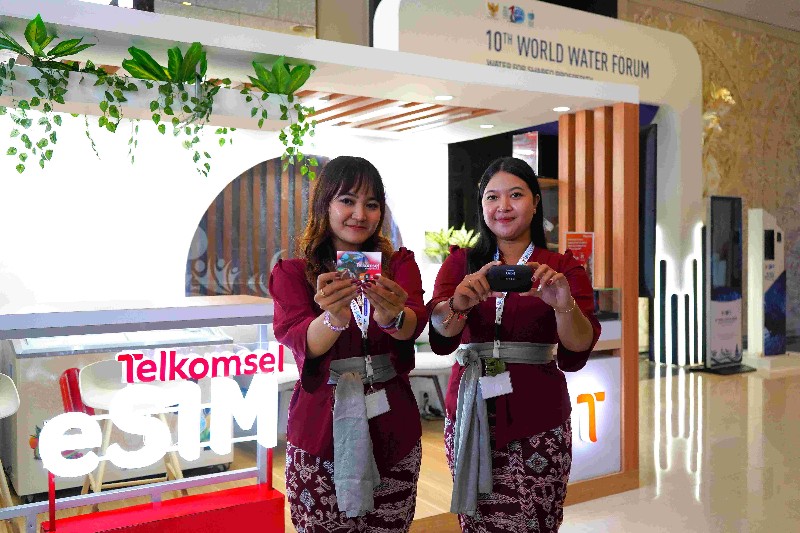 Telkomsel Membanggakan Koneksi Digital Terdepan di World Water Forum 2024