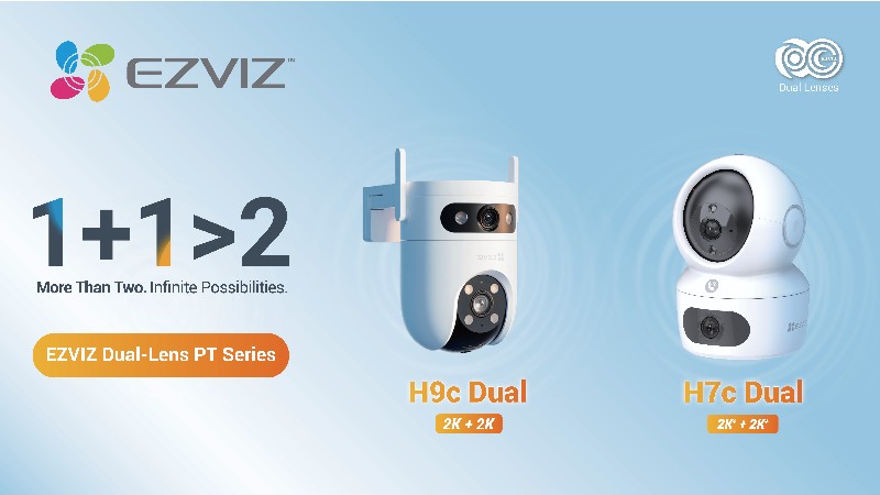 EZVIZ Luncurkan Smart Camera H9c dan H7c: Inovasi Lensa Ganda untuk Perlindungan&nbsp;Menyeluruh