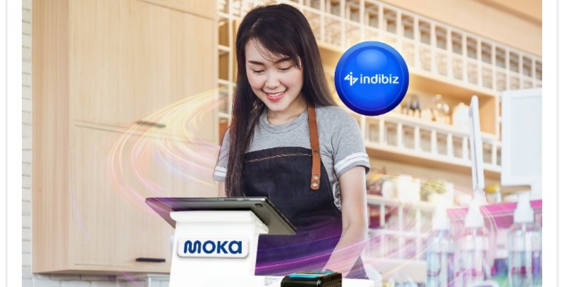 Kerjasama Indibiz dan Moka Hadirkan Internet Super Cepat dan Kasir Digital untuk UKM di Indonesia