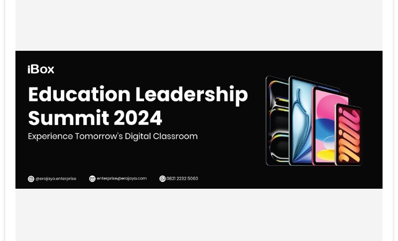 Erajaya Digital Gelar iBox Education Leadership Summit 2024 di Empat Kota